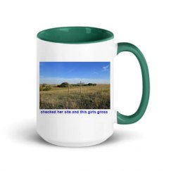 15oz Ceramic Mug with Color Inside