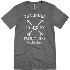 Custom Family Hiking Trip Tees