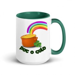 15oz Ceramic Mug with Color Inside