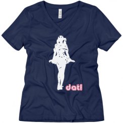 Ladies Relaxed Fit V-Neck Tee