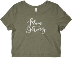 Ladies Slim Fit Crop Top Tee