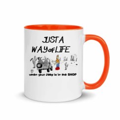 11oz Ceramic Mug with Color Inside