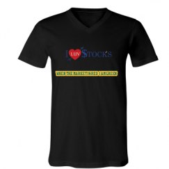 Unisex V-Neck Jersey Tee