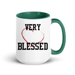 15oz Ceramic Mug with Color Inside