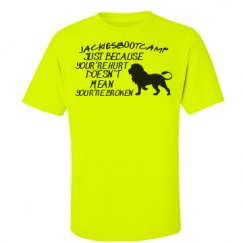 Unisex Ultra Cotton Safety Neon Crewneck Tee