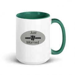 15oz Ceramic Mug with Color Inside