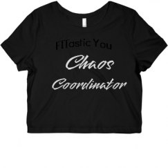 Ladies Slim Fit Crop Top Tee