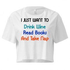 Ladies Festival Cali Crop Top Tee