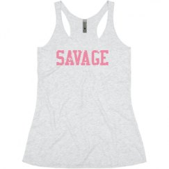 Ladies Slim Fit Super Soft Racerback Triblend Tank