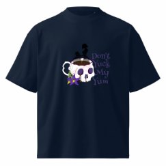 Unisex Organic Oversized High Neck T-Shirt