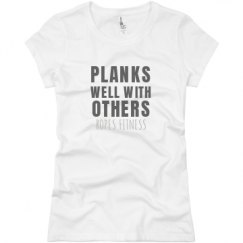 Ladies Slim Fit Basic Promo Jersey Tee