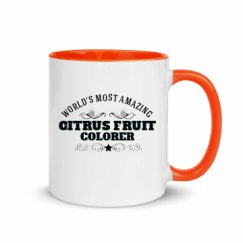 11oz Ceramic Mug with Color Inside