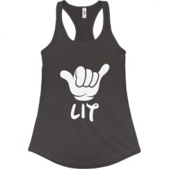 Ladies Slim Fit Racerback Tank Top