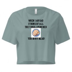 Ladies Festival Cali Crop Top Tee