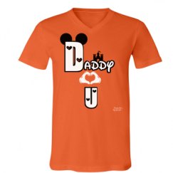 Unisex V-Neck Jersey Tee