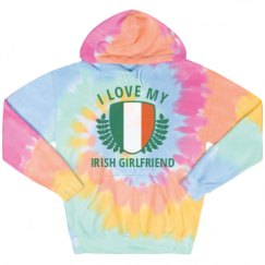 Unisex Tie-Dye Fleece Hoodie