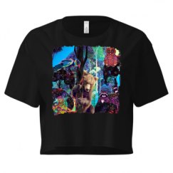 Ladies Festival Cali Crop Top Tee