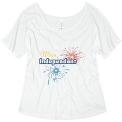 Ladies Flowy Slouchy Tee