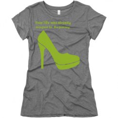 Ladies Slim Fit Super Soft Triblend Tee