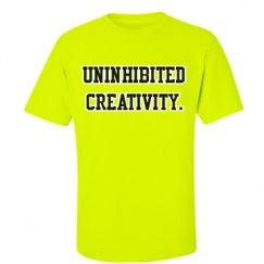 Unisex Ultra Cotton Safety Neon Crewneck Tee