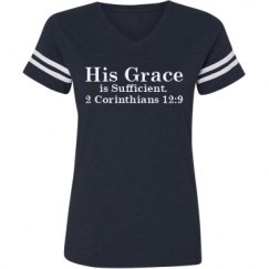 Ladies Relaxed Fit Vintage Sports Tee