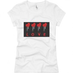 Ladies Slim Fit Basic Promo Jersey Tee