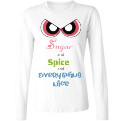 Ladies Relaxed Fit Basic Long Sleeve Tee