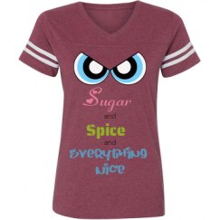 Ladies Relaxed Fit Vintage Sports Tee