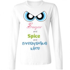 Ladies Relaxed Fit Basic Long Sleeve Tee