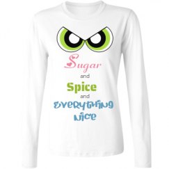 Ladies Relaxed Fit Basic Long Sleeve Tee