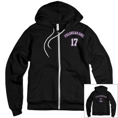 Fulshear Black/White Warmup Hoodie