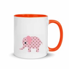 11oz Ceramic Mug with Color Inside