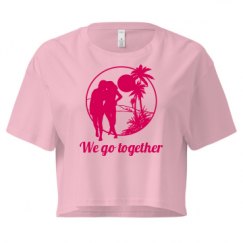 Ladies Festival Cali Crop Top Tee