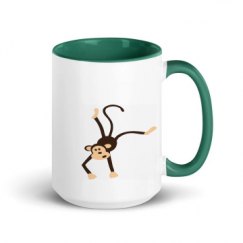 15oz Ceramic Mug with Color Inside