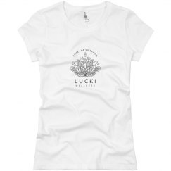 Ladies Slim fit White Tee