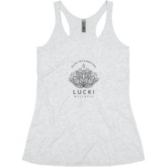 Ladies Slim Fit Super Soft Racerback Triblend Tank