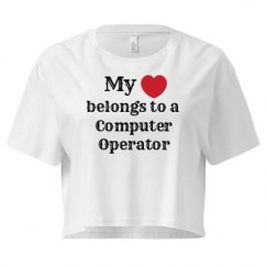 Ladies Festival Cali Crop Top Tee