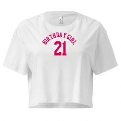 Ladies Festival Cali Crop Top Tee