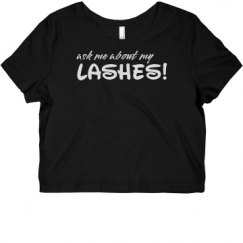 Ladies Slim Fit Crop Top Tee