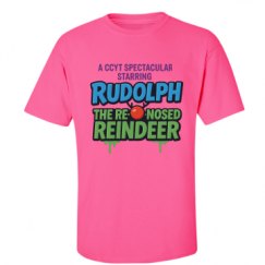 Unisex Ultra Cotton Safety Neon Crewneck Tee