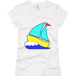 Ladies Slim Fit Basic Promo Jersey Tee