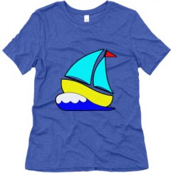 Ladies Relaxed Fit Super Soft Triblend Tee