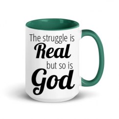 15oz Ceramic Mug with Color Inside