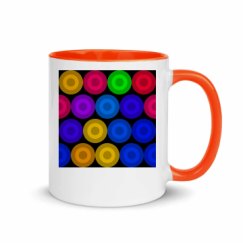 11oz Ceramic Mug with Color Inside
