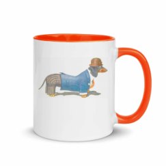 11oz Ceramic Mug with Color Inside