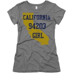 Ladies Slim Fit Super Soft Triblend Tee