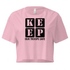 Ladies Festival Cali Crop Top Tee