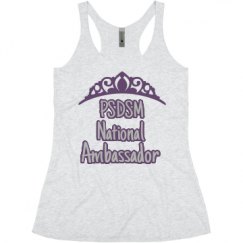 Ladies Slim Fit Super Soft Racerback Triblend Tank