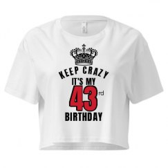 Ladies Festival Cali Crop Top Tee