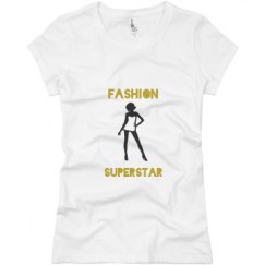 Ladies Slim Fit Basic Promo Jersey Tee